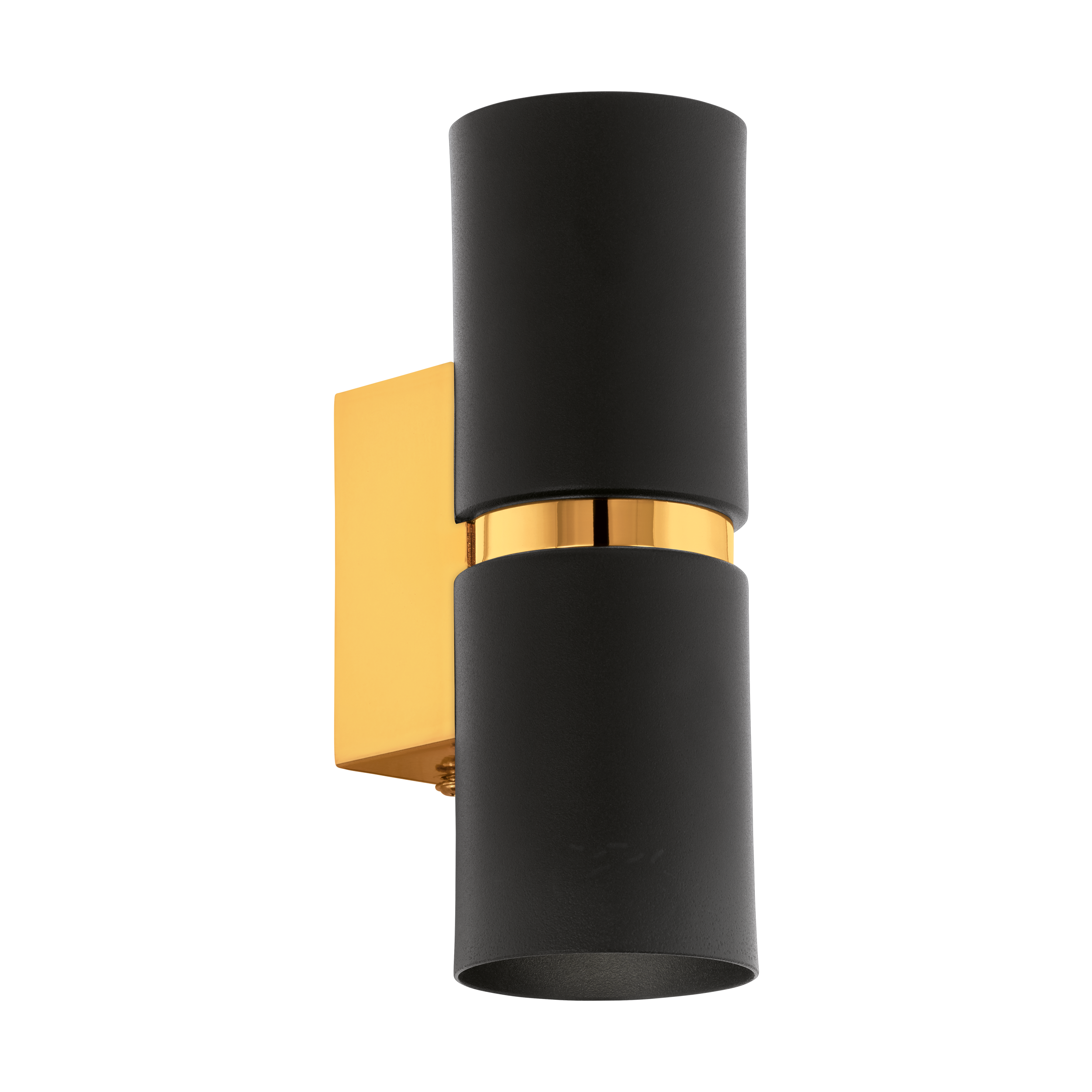 Бра, настенный светильник. Черный, золотой 2*GU10 5W 220V. Eglo Passa 95364