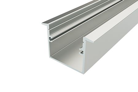 LC-LPV-2537-2 Anod, Ledcraft. Anod. Профиль для светодиодных лент встраиваемый, с фланцем, 2м, алюми
