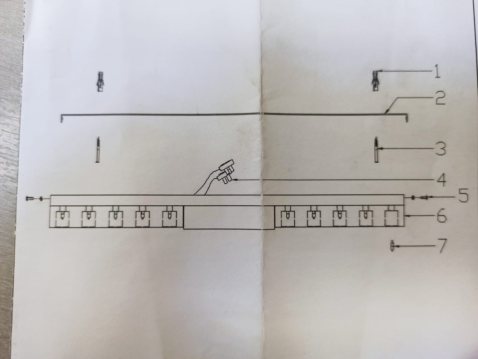 Светильник потолочный, накладной. Хром матовый 10*G4 10w 220V. Lussole Faggeto LSN-0307-10