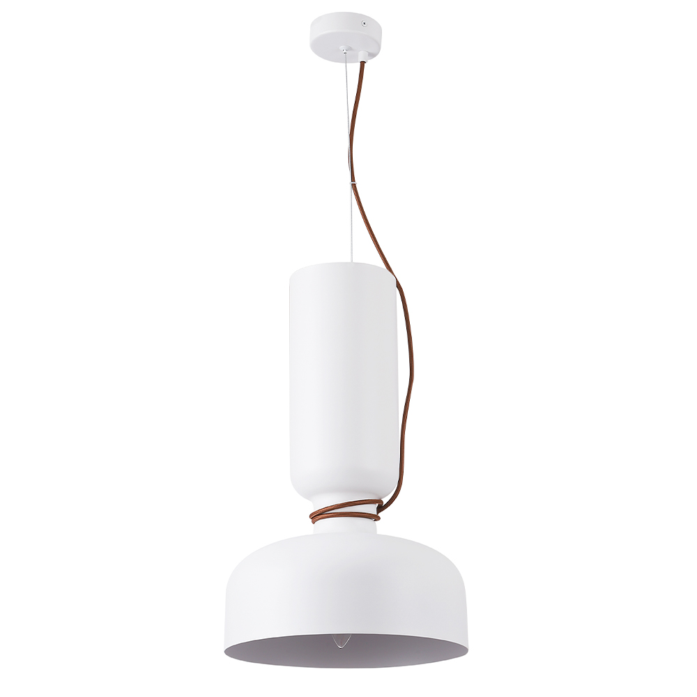 UNO SP1.3 WHITE. Crystal Lux. UNO.3282/201. Светильник подвесной  1*E27  60W 220V. Белый
