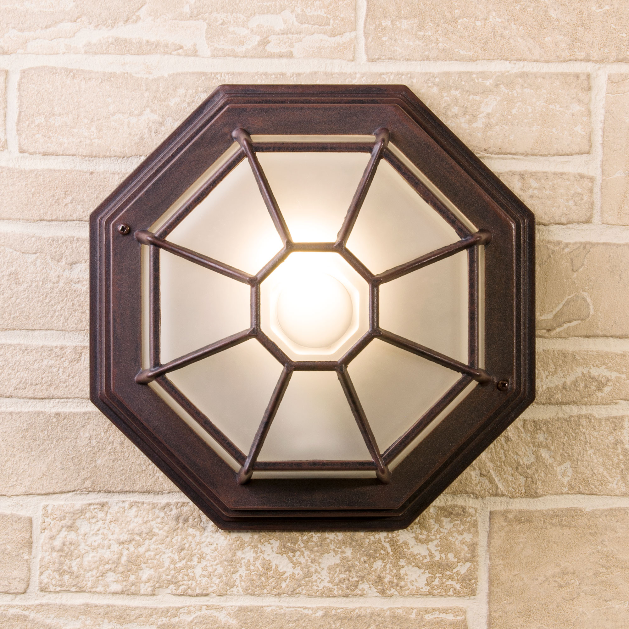 Уличный светильник, настенно-потолочный IP44. Капучино. 1*E27, 60W 220V Elektrostandard Telarana GL 