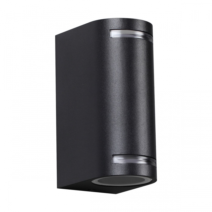 Уличный настенный светильник IP54. черный. 2*GU10, 2*15W 220V Novotech Landscape 370839