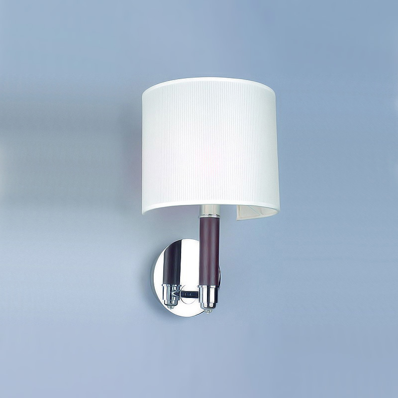 Бра. Коричневый, хром белый 1*E14 40W 220V. Leds`C4 Fusta 05-2381-21-20