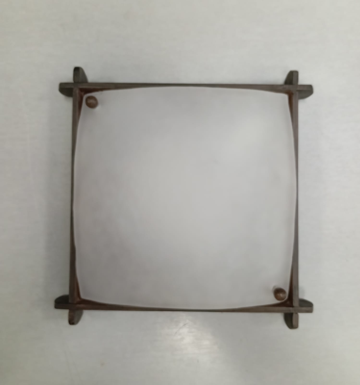 15-0319-Y2-E7.Leds`C4. Светильник настенно-потолочный, 1*E14 40W 220V IP20. Коричневый, белый