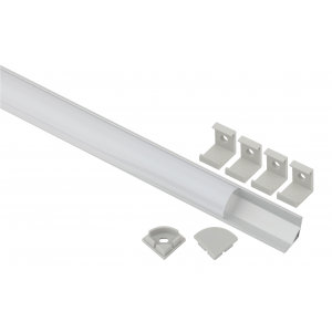 Б0039465.Эра.1616R CAB280.Комплект с угловым анод. профилем и круглым экраном., накладной