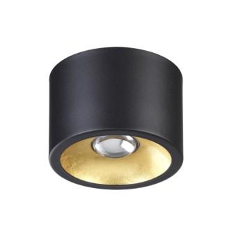 3875/1CL Odeon Light Светильник потолочный, 1*GU10 50W 220V. Черный с золотом