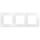 672503. Legrand. Etika (Белый). Рамка на 3-поста. не горючий пластик