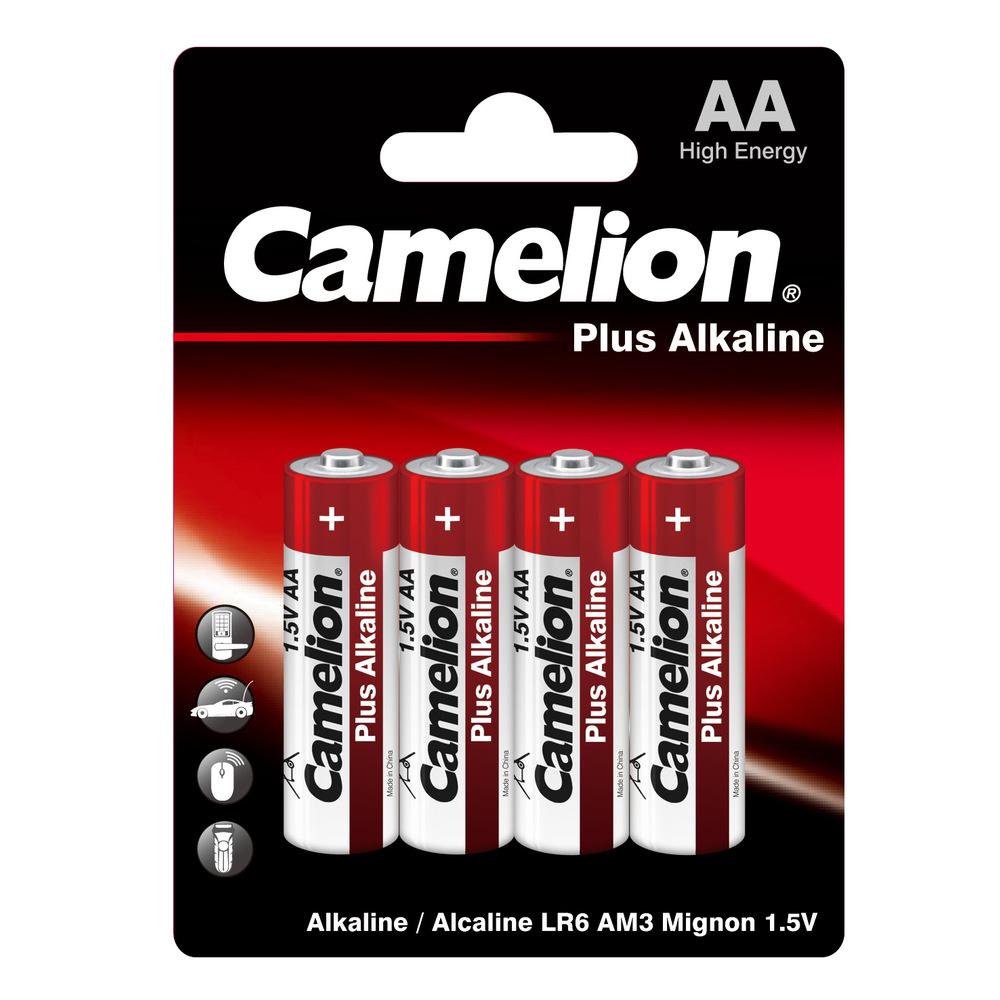 LR6Cam Plus. Camelion. Алкалиновые (щелочные) элементы питания (1 штука), 1.5V