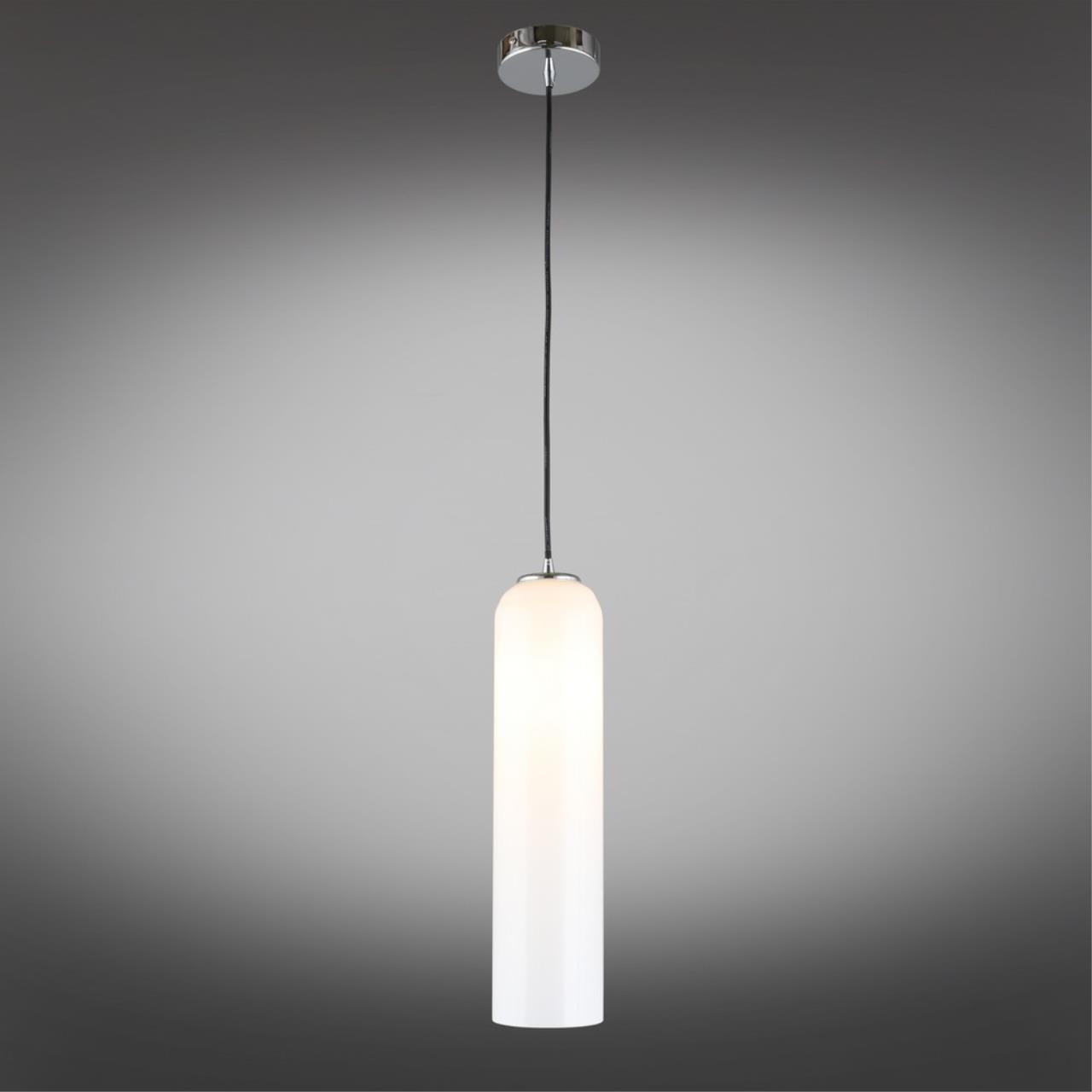 OML-99606-01 Omnilux Светильник подвесной  1*E27  40W 220V. Хром, белый