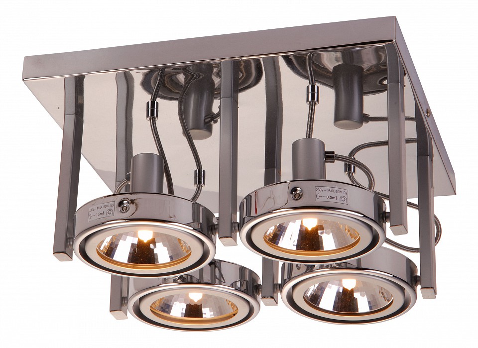 5645-4 Globo Потолочный светильник, 4*G9 60W 220V 20. Хром