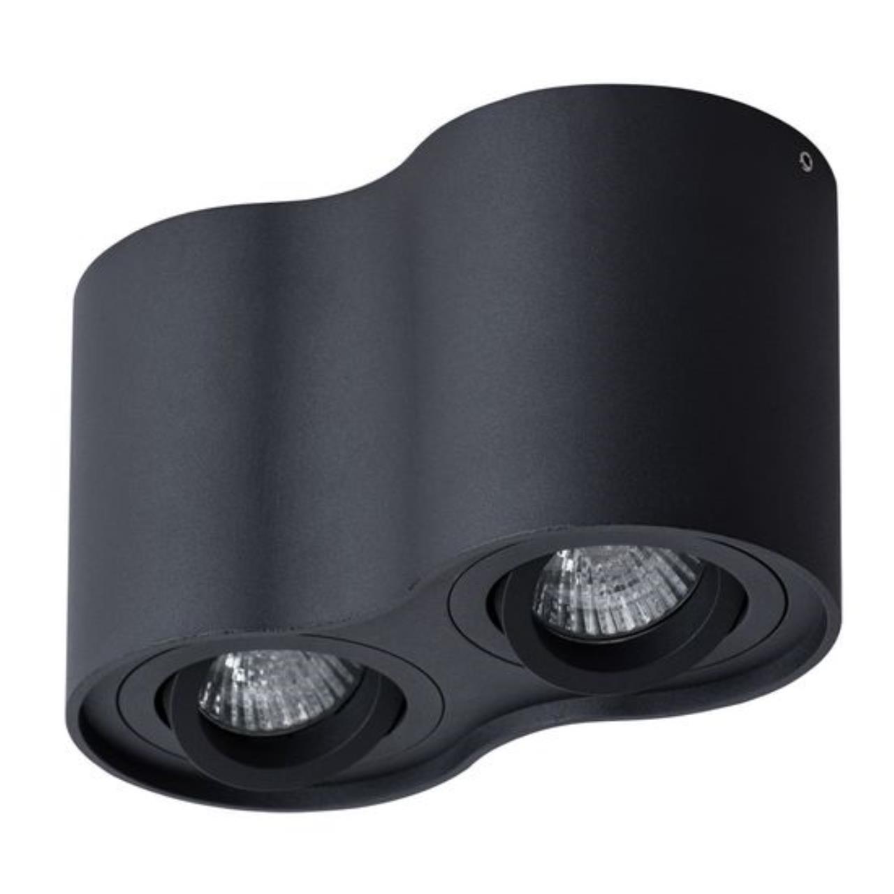 A5645PL-2BK Arte Lamp Светильник потолочный точечный, 2*GU10 50W 220V IP20. Черный