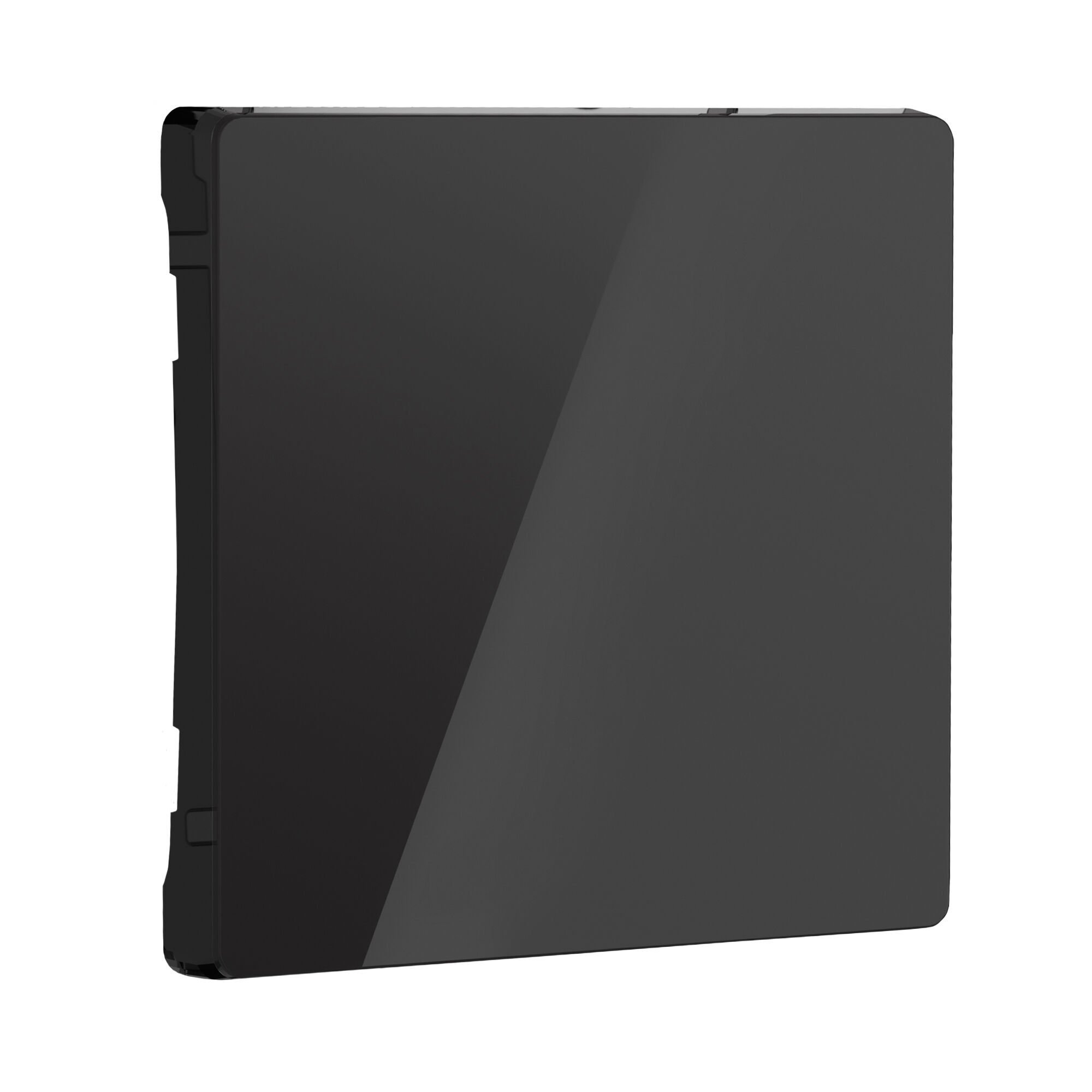 Клавиша для 1-клавишного выключателя, Черный глянец накладка на механизм.Werkel. W1119048