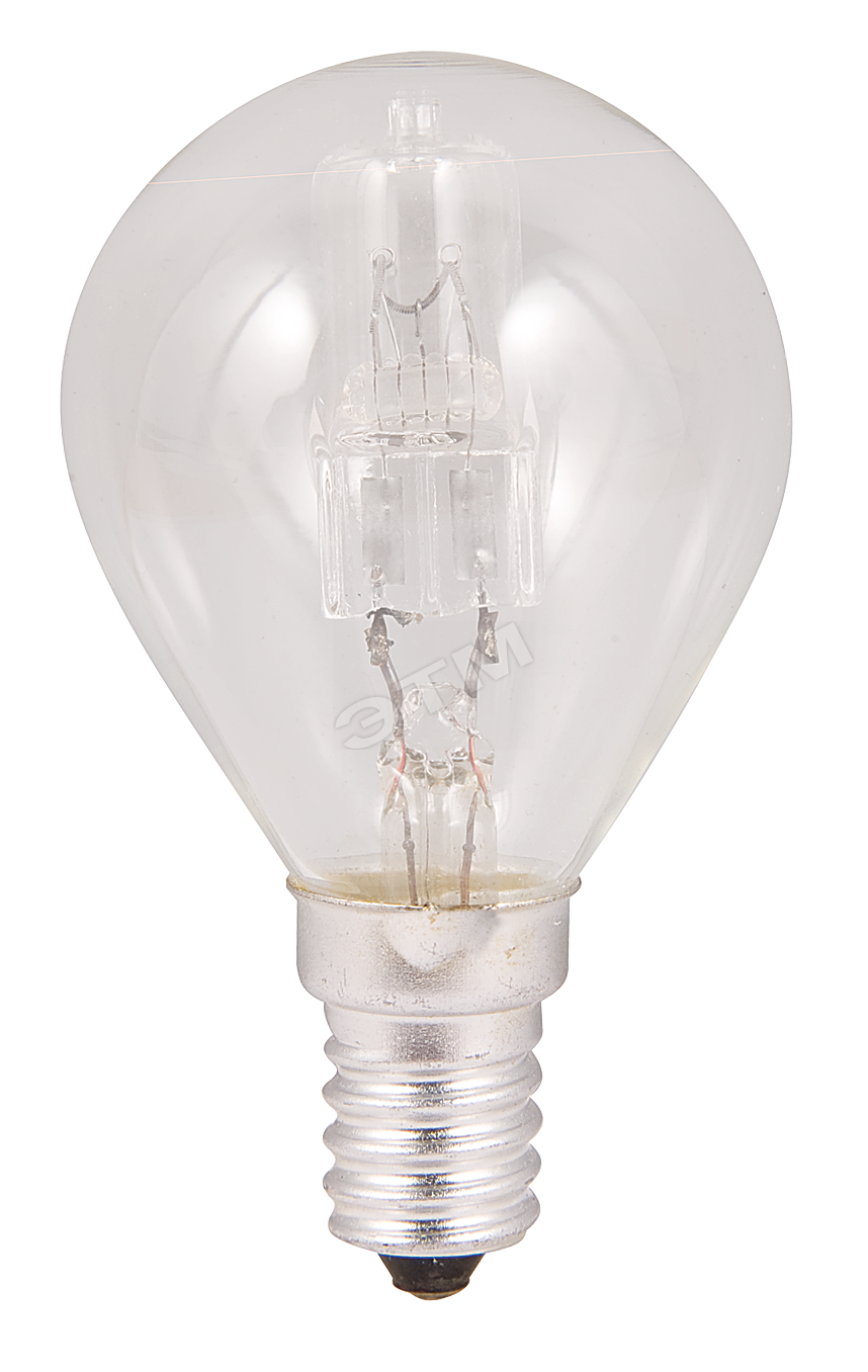 Лампа галогенная (накаливания) "шар" . E14, 60W, 220V, Comtech HC CL 60 E14 220V