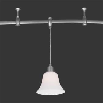 CL560211. CitiLux. Модерн. Трековый светильник-подвес  1*E27  75W 220V. Серебро