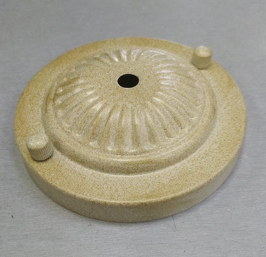 BASE.120.WH антик.Комплектующие.Универсальное потолочное крепление D120mm,металл.Белый Антик