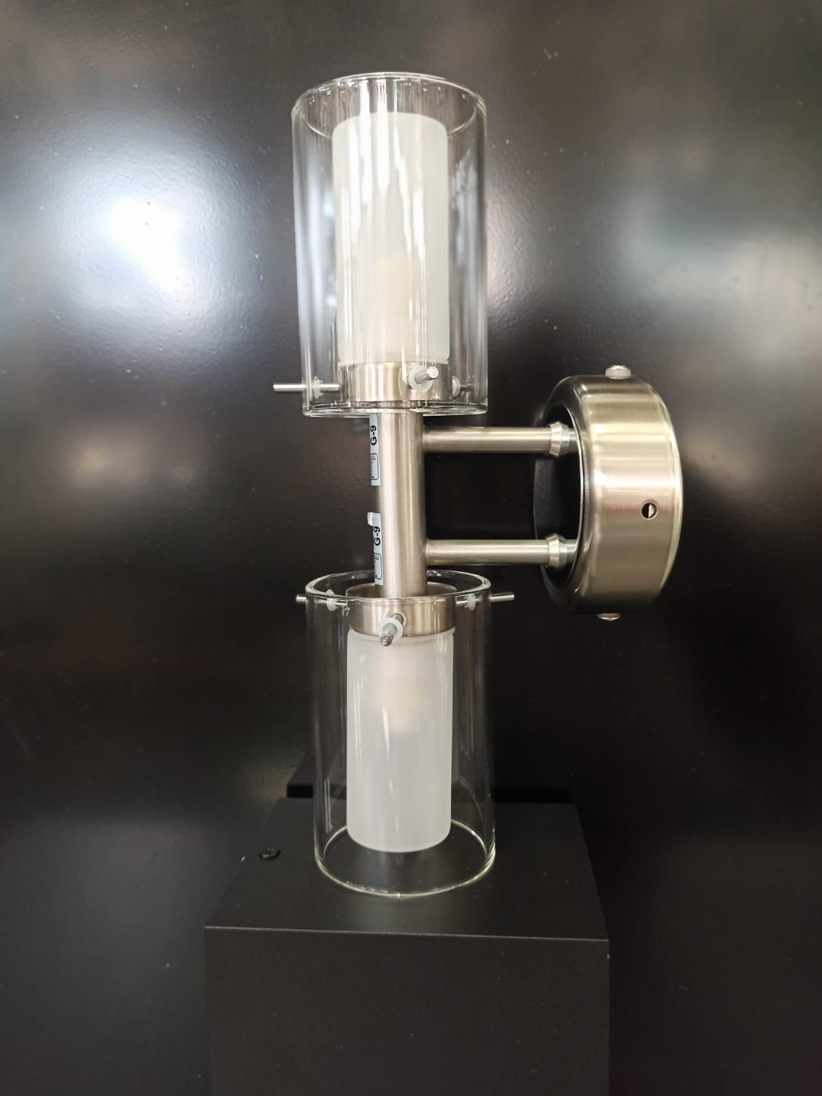 KS-AzurK2-72 Brilum Влагозащищенный накладной светильник, 2*G9 40W 230V IPIP44. Сатин хром