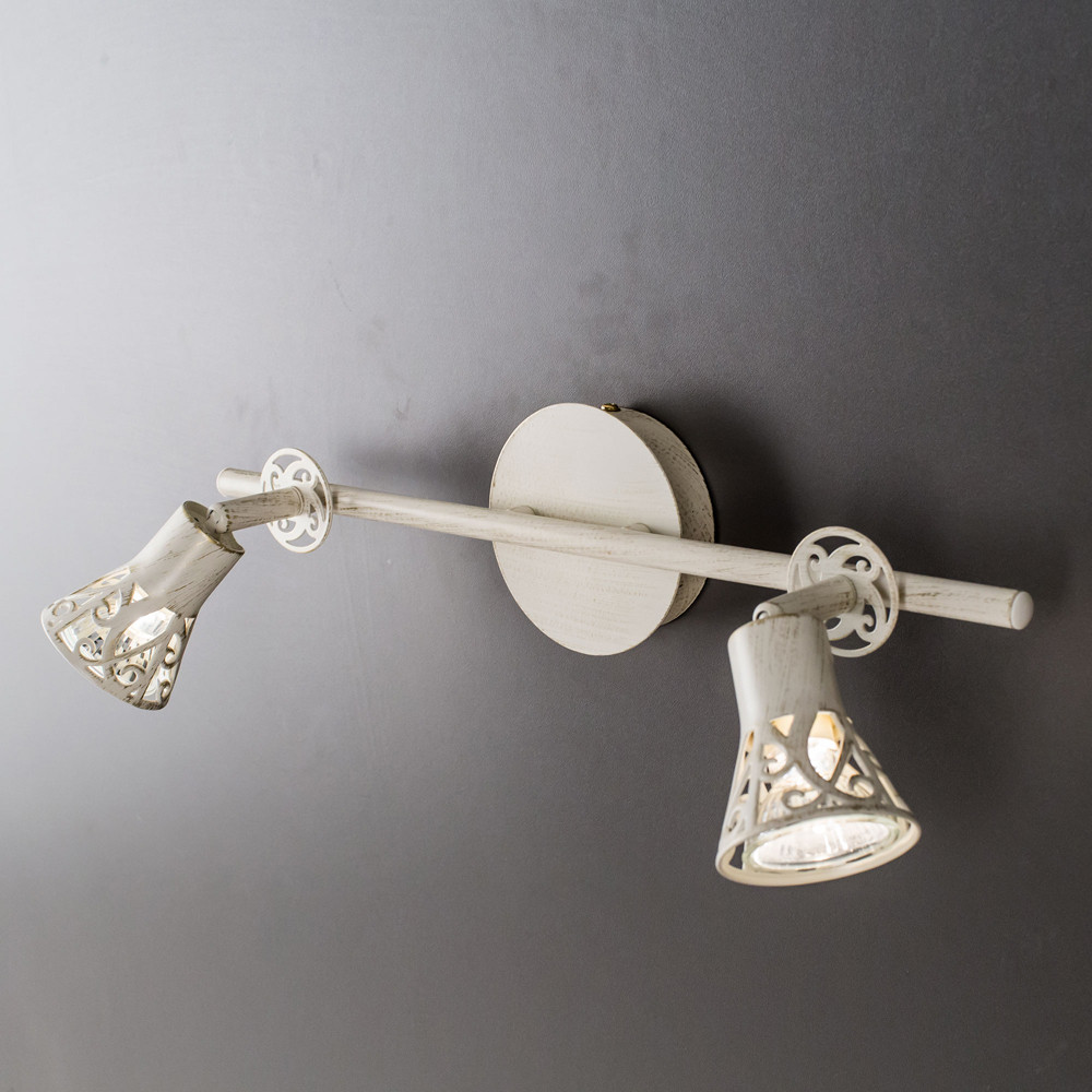 CL519525.CitiLux.Настенно-потолочный светильник (Спот).Кремовый с золотом.2*GU10,50W 220V