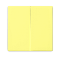 Клавиша для 2-х кл. выключателя Сахара/желтый ABB Solo BJE1785-815/1751-0-3009