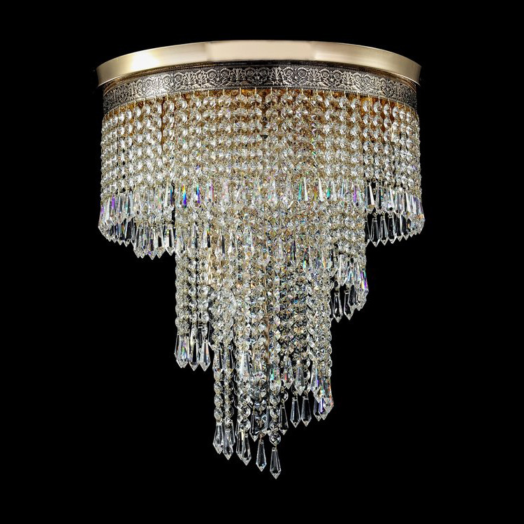 T522-PT40*50-G. Maytoni. Люстра потолочная  7*E14  60W 220V. Золото