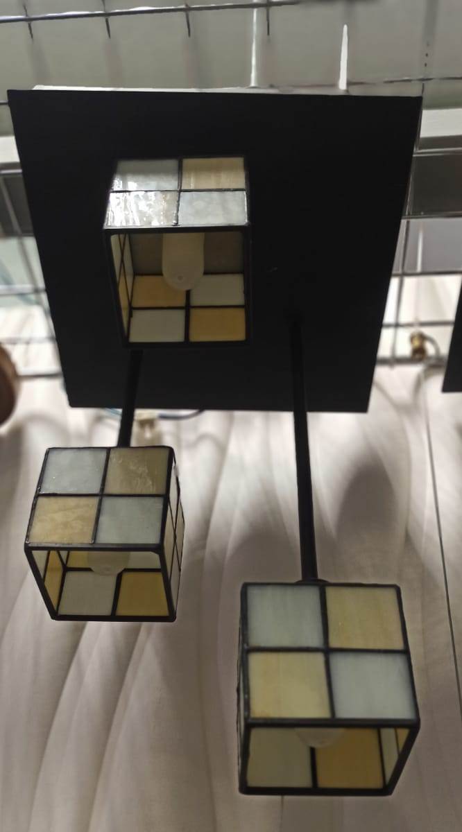 15-2374-Y2-AE Leds`C4 Светильник потолочный, 3*G9 40W 220V. Коричневый