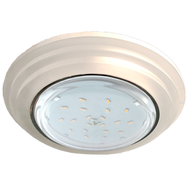 Встраиваемый светильник круг со ступеньками 1*GX53 220V,. Белый матовый. Ecola SL53RSECH