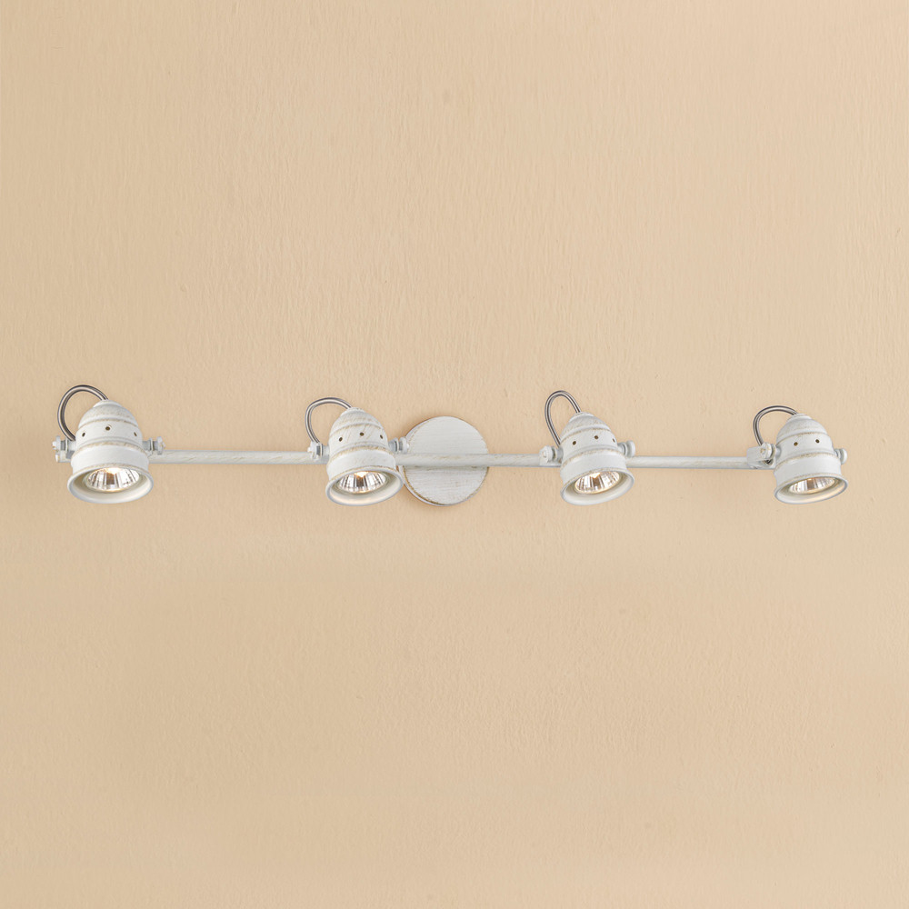 CL537542.CitiLux.Настенно-потолочный светильник (Спот).Белый с золотом.4*GU10,50W 220V