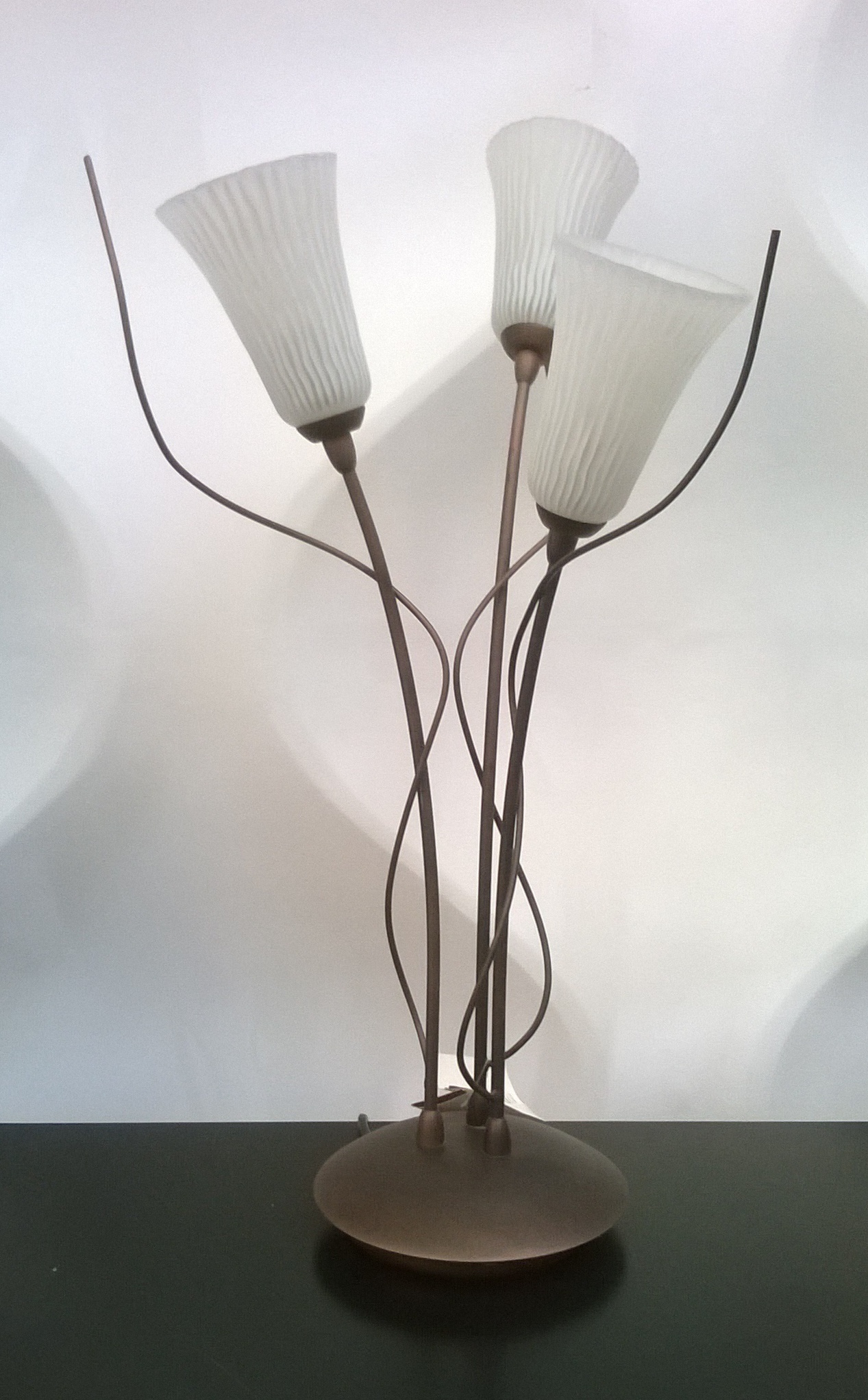 1401-41 Sforzin Настольная лампа IP20 3 * 40W G9 220V коричневый белый