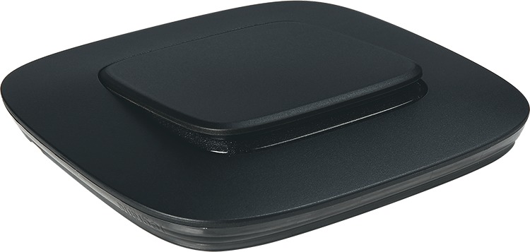 754401. Legrand. Valena Allure (черный матовый). Рамка на 1-пост. не горючий пластик