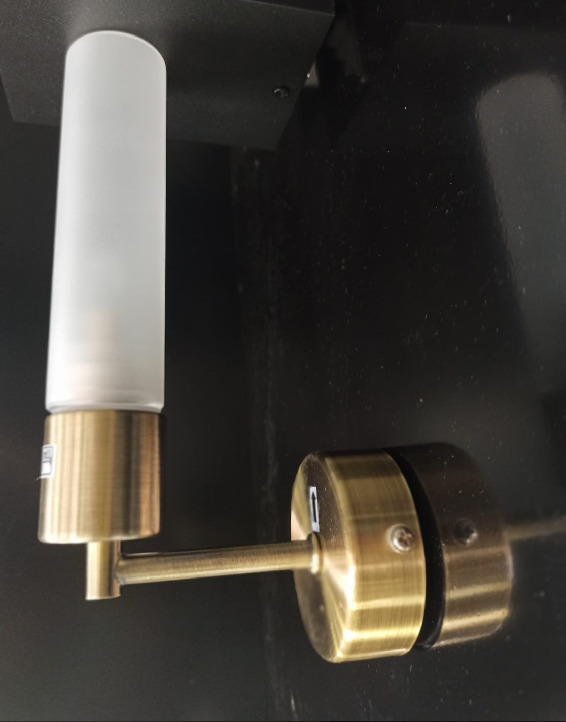 KS-TariK1-65 Brilum Влагозащищенный накладной светильник, 1*G9 40W 230V IP44. Античная латунь (бронз