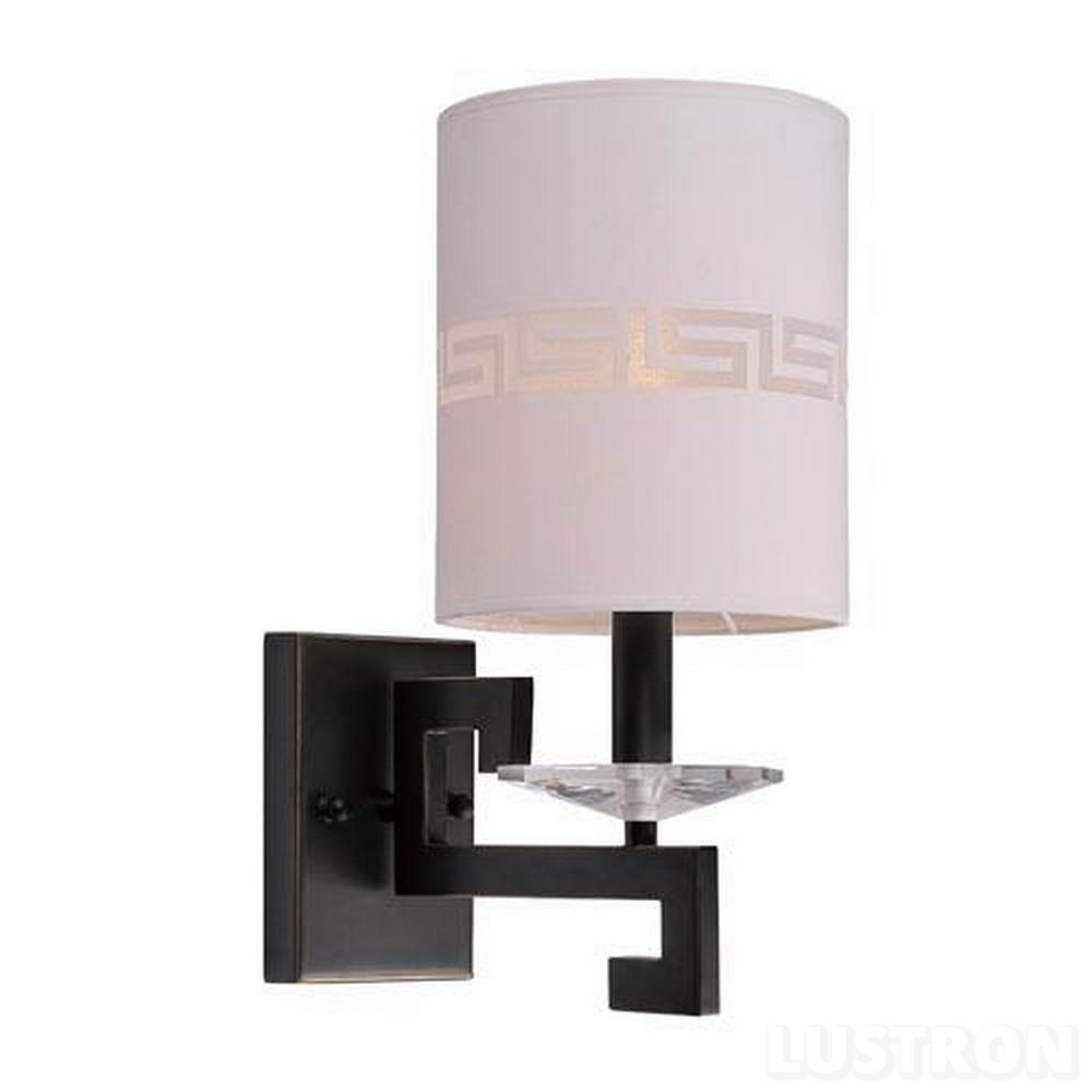 Бра, настенный светильник. Коричневый, белый 1*E14 40W 220V. Crystal Lux Genova Genova AP1