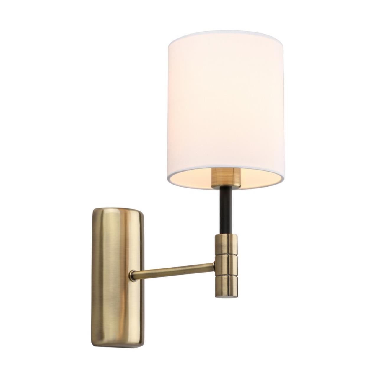 Бра, настенный светильник. Бронза, черный, белый 1*E14 40W 220V. Omnilux Mulazzo OML-57501-01