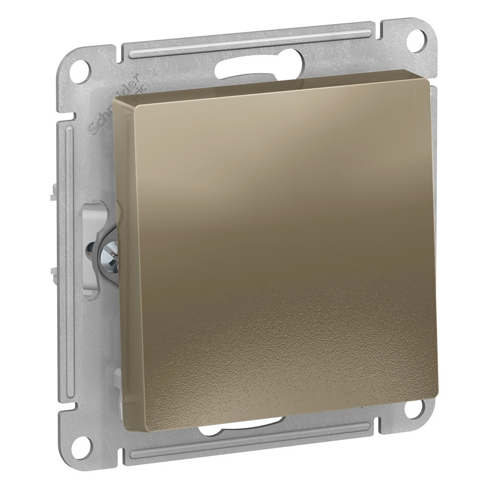 ATN000511.Systeme Electric.AtlasDesign (Шампань).Выключатель/Переключатель 1-клавишный, винт