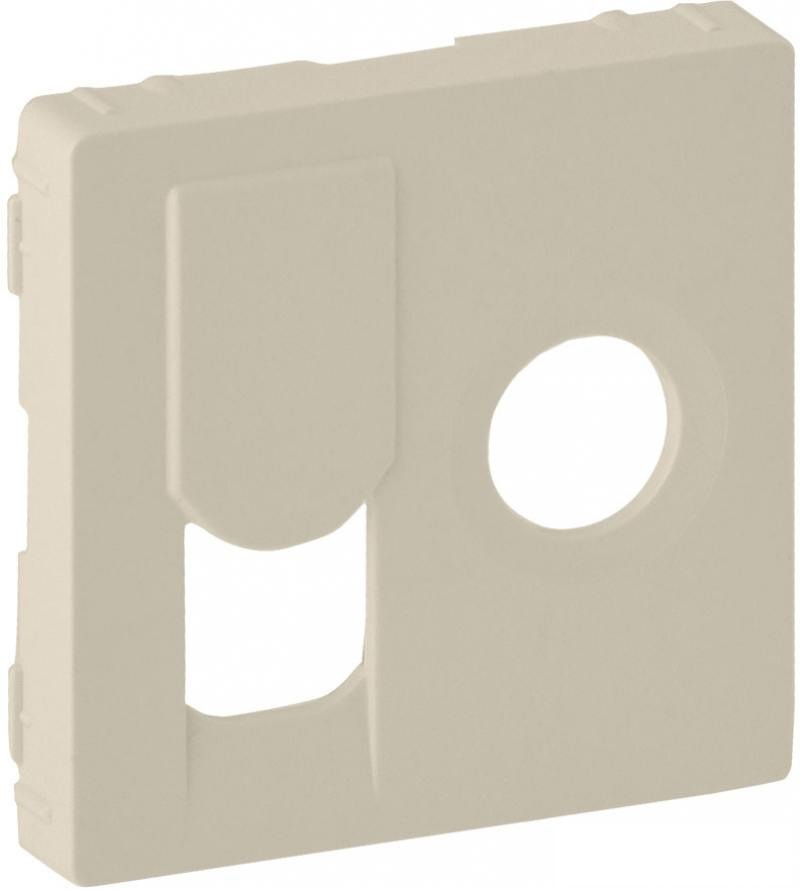 754831. Legrand. Valena Life (Слоновая кость). Лицевая панель розетки TV-RJ45
