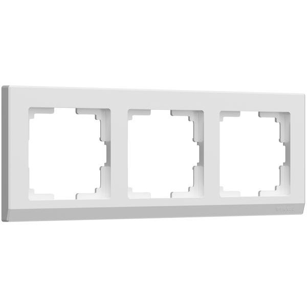 Рамка на 3-поста белый поликарбонат Werkel Stark W0031801