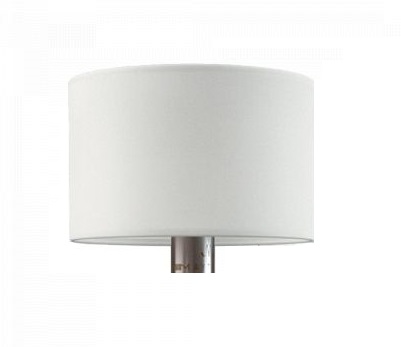 LMP-Y-19.Комплектующие.Абажур тканевый на патрон E14, Ткань на пластике. Белый