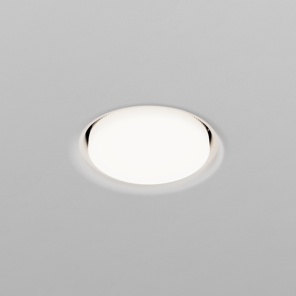 DL019-GX53-B.Maytoni..Встраиваемый светильник .Черный круг. 1*GX53, 220V