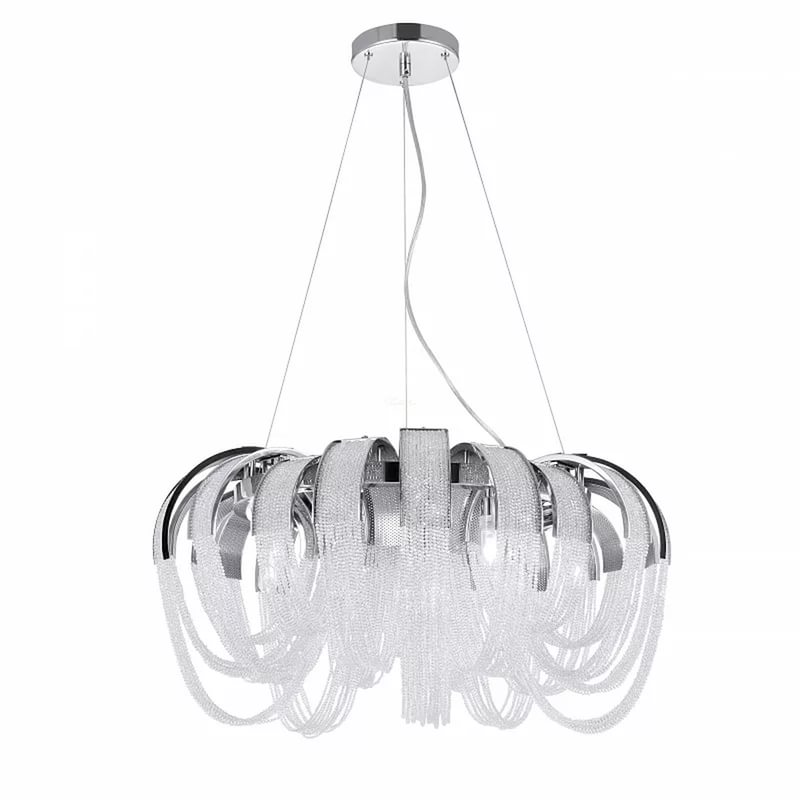 Люстра. 10*G9, 40W, 220V. Хром, хрусталь прозрачный Crystal Lux Heat HEAT SP10 CRYSTAL.