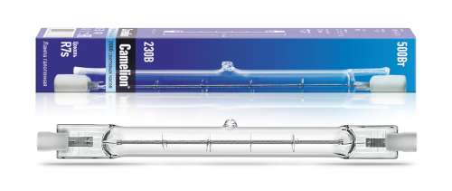 Лампа галогенная прозрачное 220-230V, R7s 500W. Camelion J118 J118 500W R7s