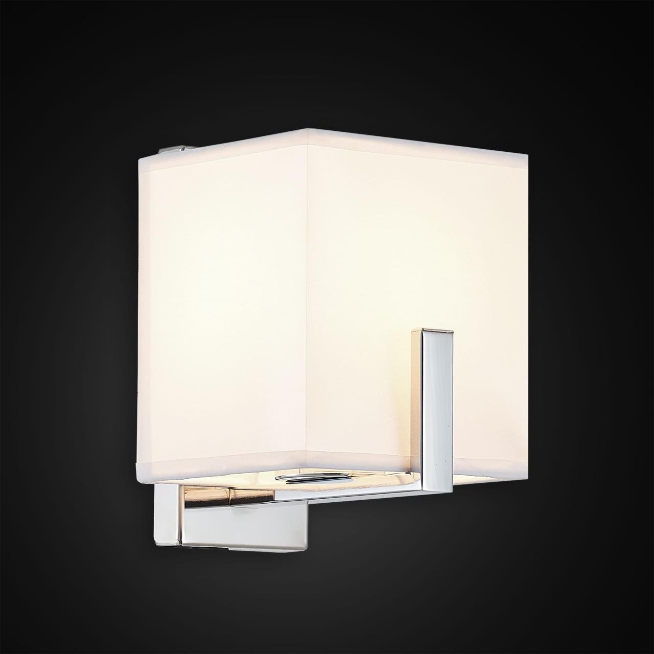 Бра, настенный светильник. Хром +Белый 1*Е27 75 220V. CitiLux Стенли CL465311