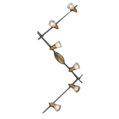 Настенно-потолочный светильник. Никель/Сосна 6*E14 40W 220V. Lussole Cisterino LSQ-6419-06