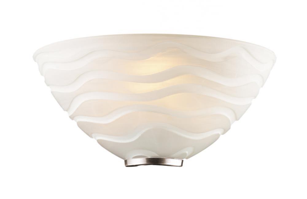 Бра, настенный светильник. Хром, белый с рисунком 1*E27 100 220. Sonex 035T