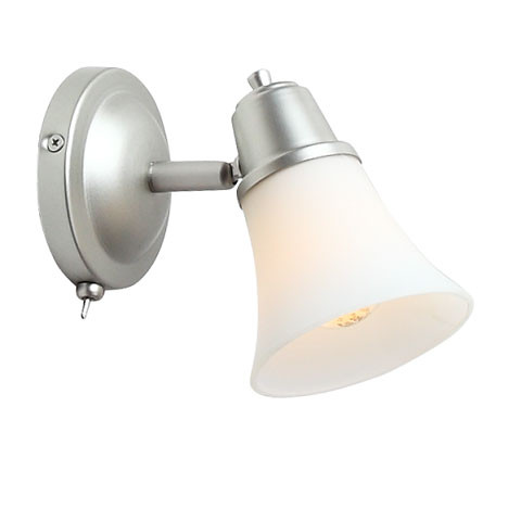 Бра, настенный светильник. Серебристый 1*E14 60W 220V. CitiLux Трек  CL560511