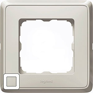 773681. Legrand. Cariva (песок). Рамка на 1-пост. не горючий пластик