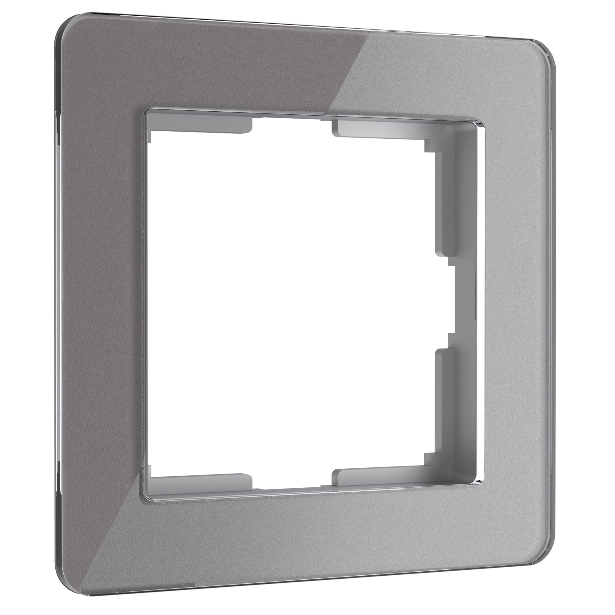 Рамка на 1-пост графит акрил Werkel Acrylic W0012704