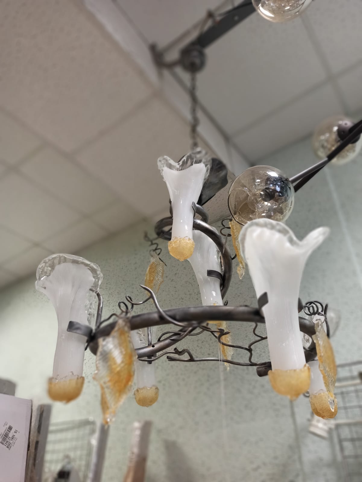 AD 6096/6P. Реплика. Люстра  6*G9  60W 220V. Серый с чернением