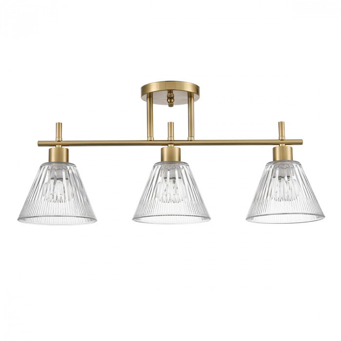 8188/3С.Lumion.VIVIAN. Люстра потолочная. 3*E14,40W,220V. Латунь