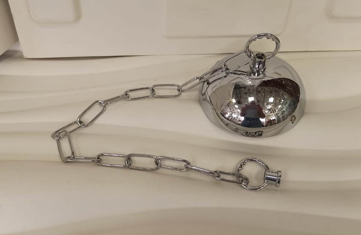 Base.A9521.Arte Lamp.Комплект для подвесного светильника на цепи для монтажа на крюк,D120mm,металл.Х