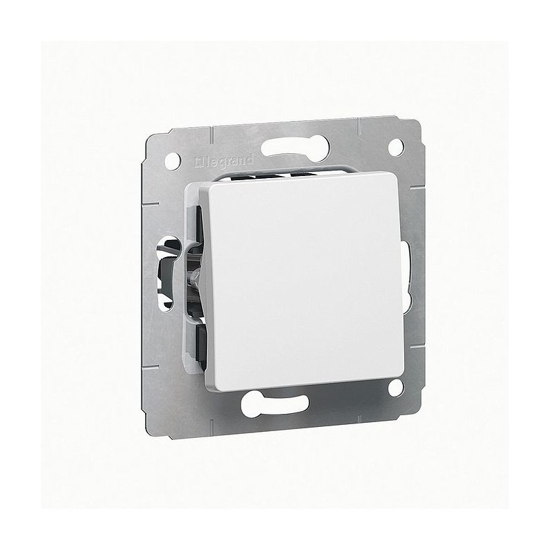 773600. Legrand. Cariva (Белый). Выключатель 1-клавишный