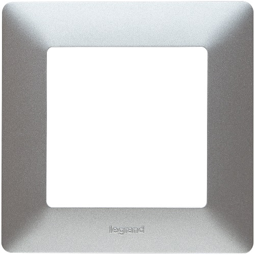 754137. Legrand. Valena Life (Алюминий). Рамка на 1-пост. не горючий пластик
