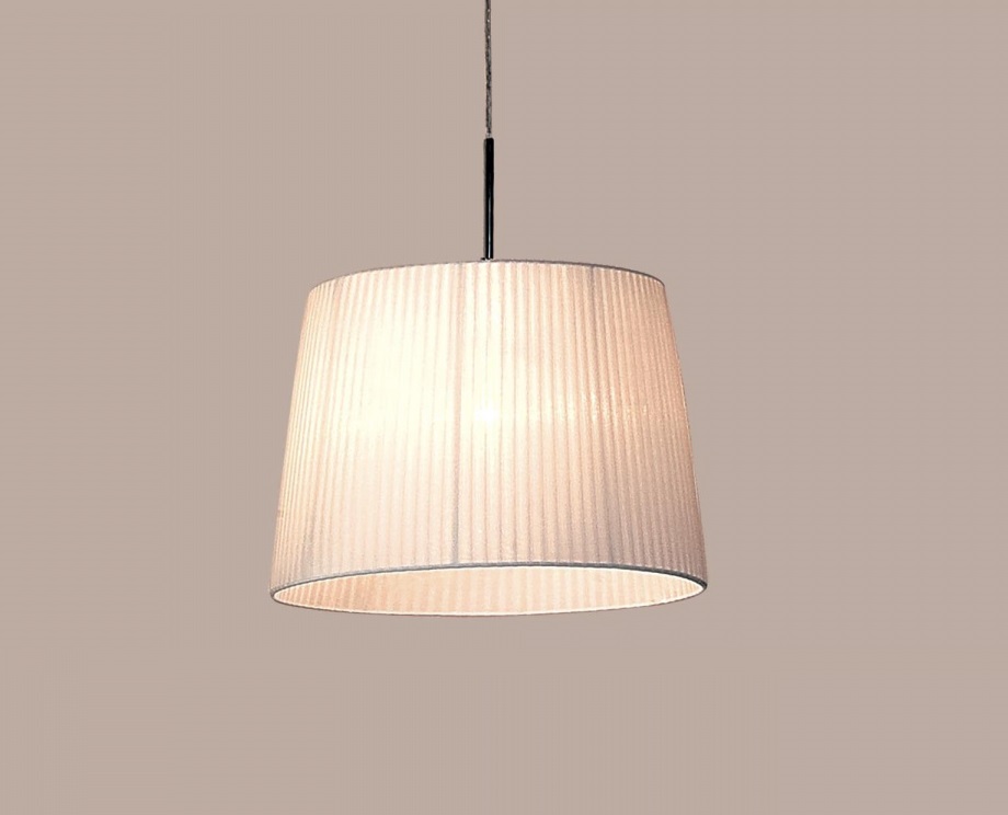 CL913.16.1.CitiLux.Абажур тканевый для люстры на патрон E27, Органза. Белый